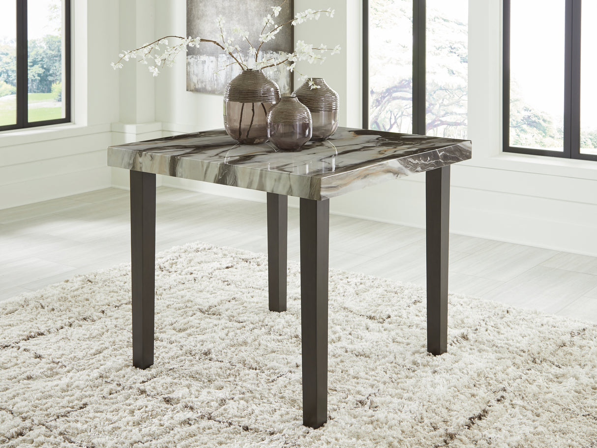 Nashville Furniture Outlets - Ashley Furniture - Jeshina Counter Height Dining Table - Square DRM Counter Table / Dark Brown/Beige - PCD581-13