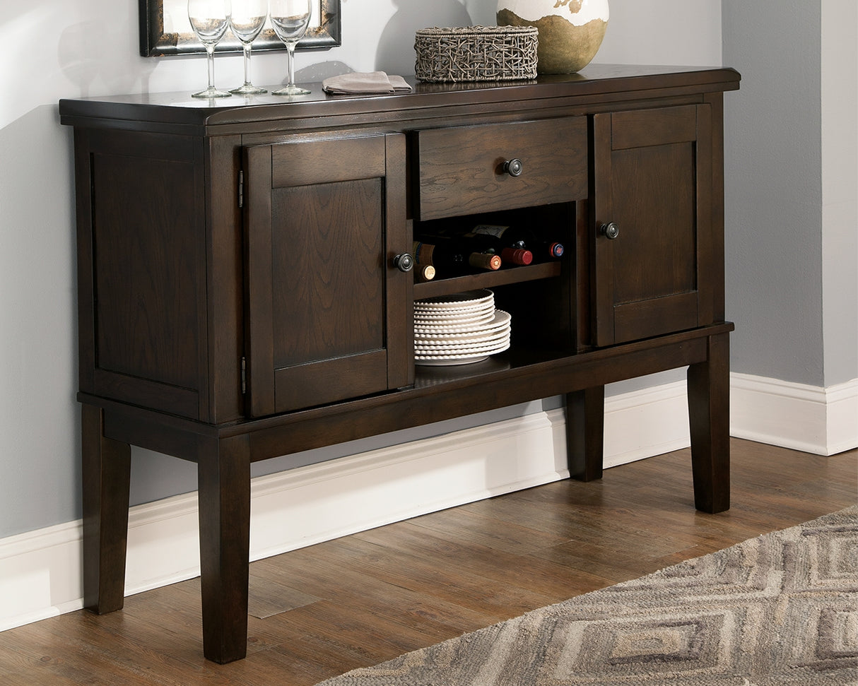 Nashville Furniture Outlets - Ashley Furniture - Haddigan Dining Room - Dining Room Server / Dark Brown - D596-60
