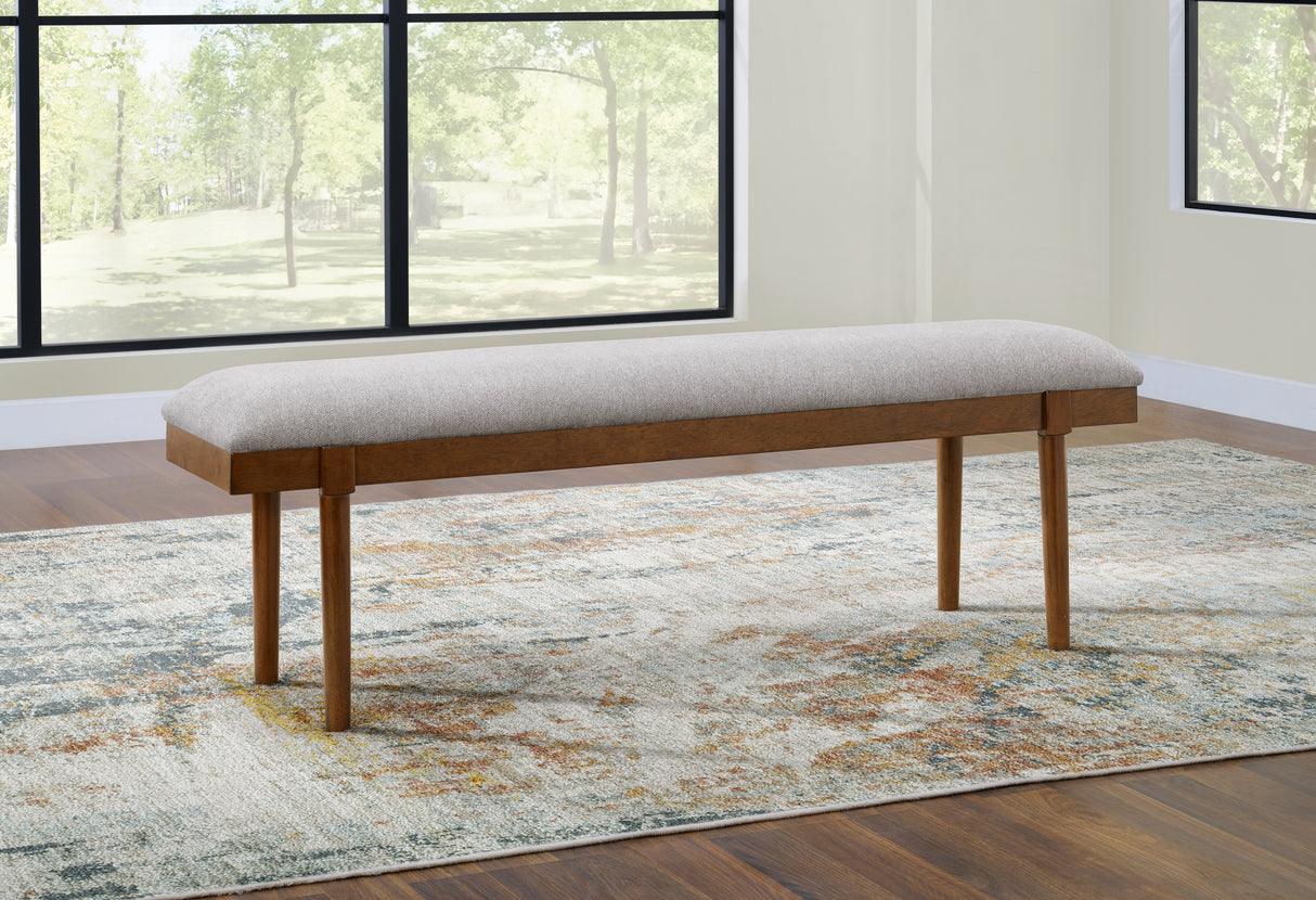 Nashville Furniture Outlets - Ashley Furniture - Lyncott Dining Room - Large UPH Dining Room Bench / Gray/Brown - D615-00