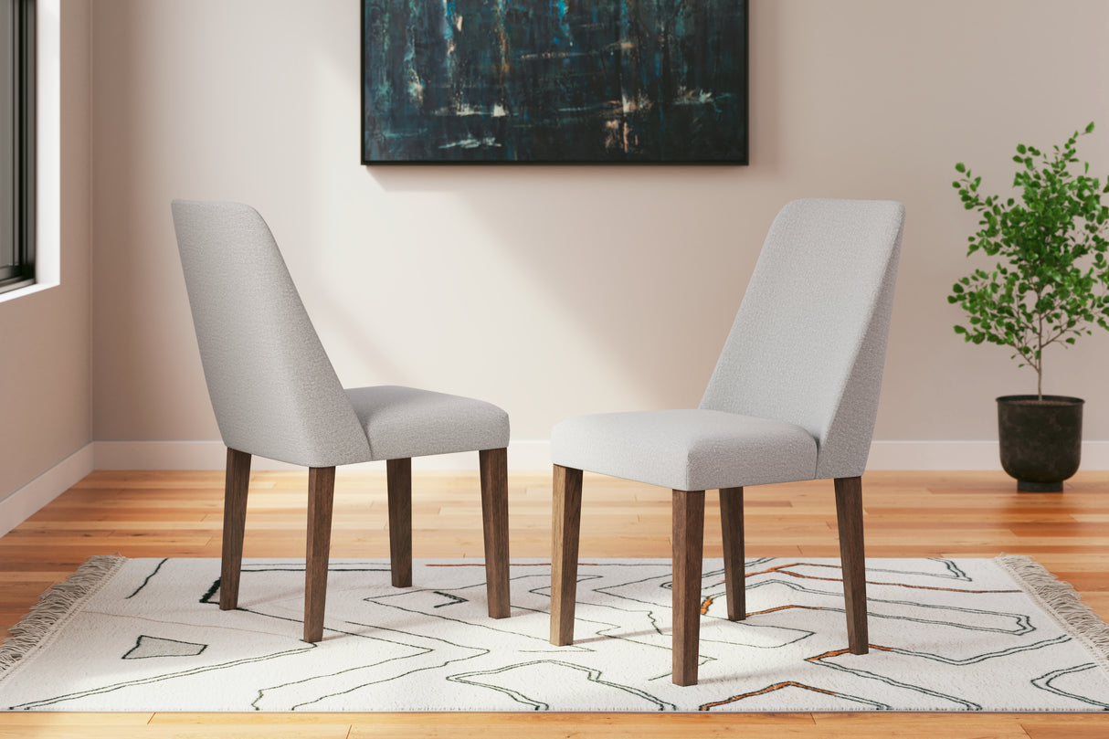 Nashville Furniture Outlets - Ashley Furniture - Lyncott Dining Room - Dining Chair (Set of 2) / Gray/Brown - D615-01X2
