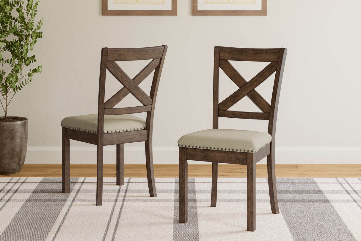 Nashville Furniture Outlets - Ashley Furniture - Moriville Dining Room - Dining Chair (Set of 2) / Beige - D631-01X2
