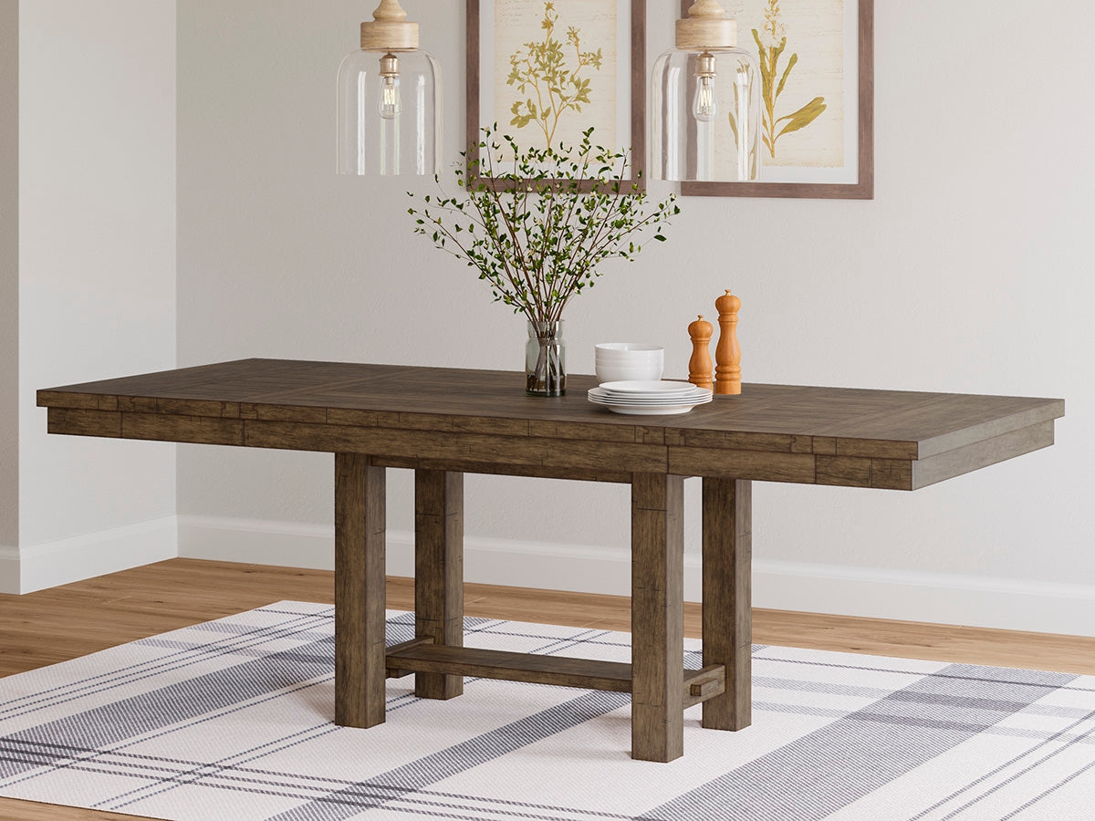 Nashville Furniture Outlets - Ashley Furniture - Moriville Dining Room - RECT Dining Room EXT Table / Grayish Brown - D631-45