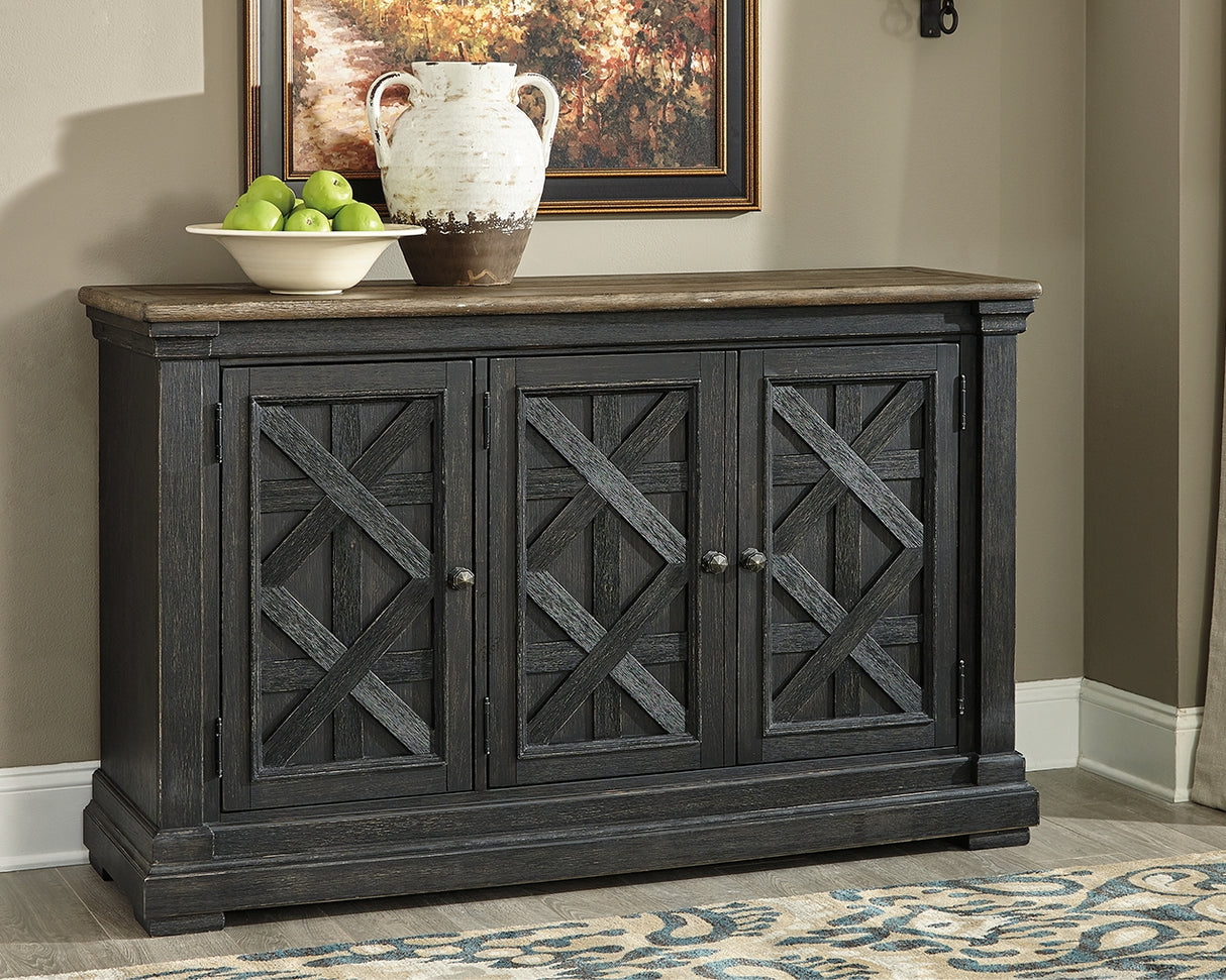Nashville Furniture Outlets - Ashley Furniture - Tyler Creek Dining Room - Dining Room Server / Black/Gray / 58"W x 18"D x 36"H - D736-60