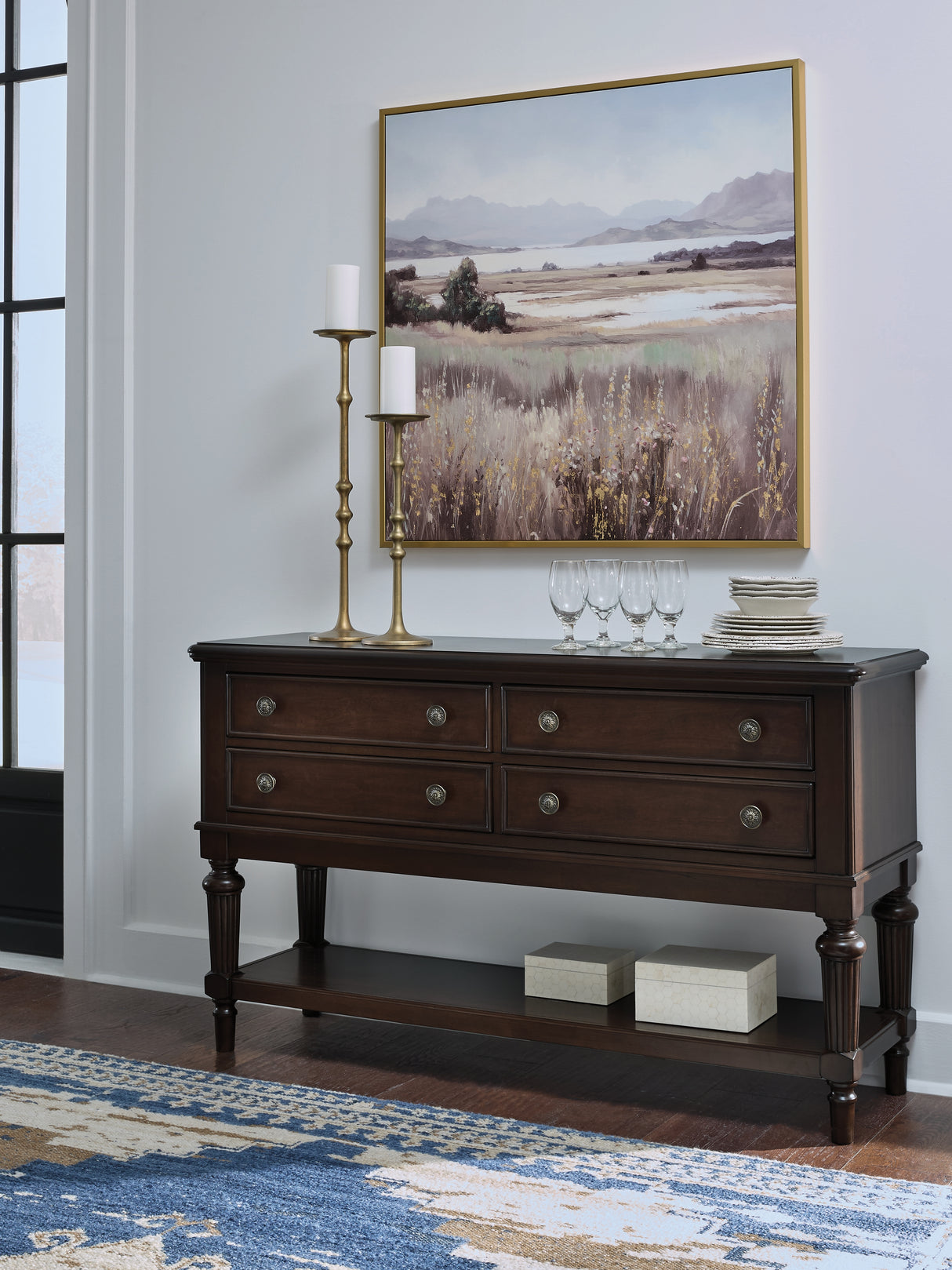 Nashville Furniture Outlets - Ashley Furniture - Lavinton Dining Room - Dining Room Server / Brown - D764-60