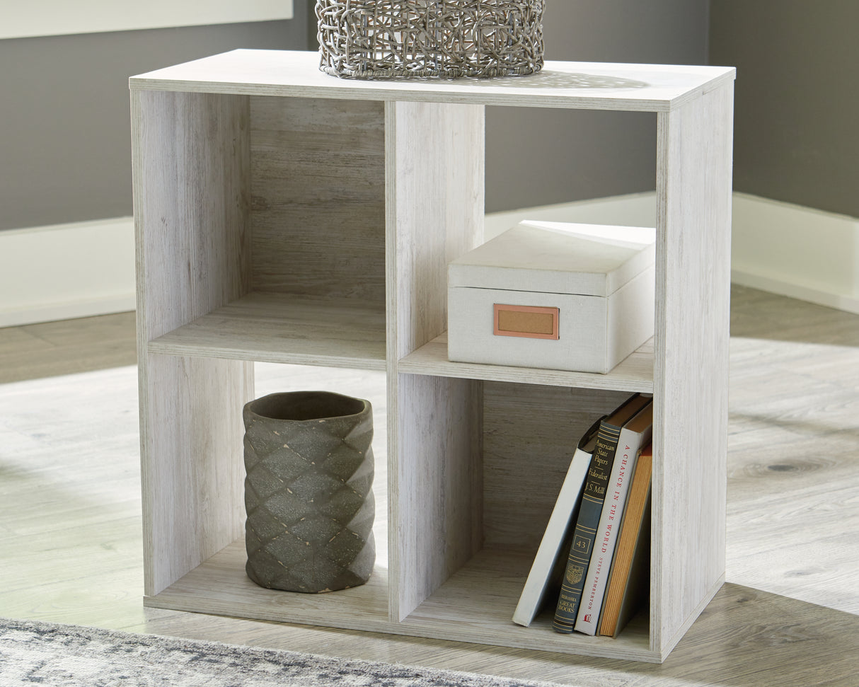 Nashville Furniture Outlets - Ashley Furniture - Paxberry Four Cube Organizer - Four Cube Organizer / Whitewash - EA1811-2X2