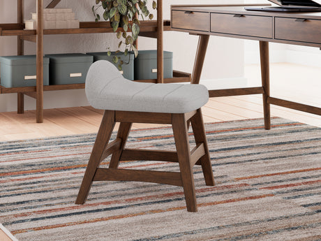 Nashville Furniture Outlets - Ashley Furniture - Lyncott Desk Chair - Home Office Desk Chair (1/CN) / Light Gray/Brown - H615-01