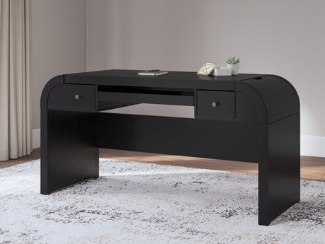 Nashville Furniture Outlets - Ashley Furniture - Rowanbeck Office Desk - Home Office Desk / Black - H821-44