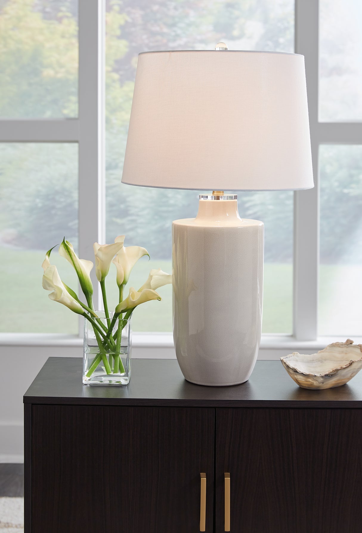 Nashville Furniture Outlets - Ashley Furniture - Cylener Lighting - Table Lamp (Set of 2) / Off White - L100794X2
