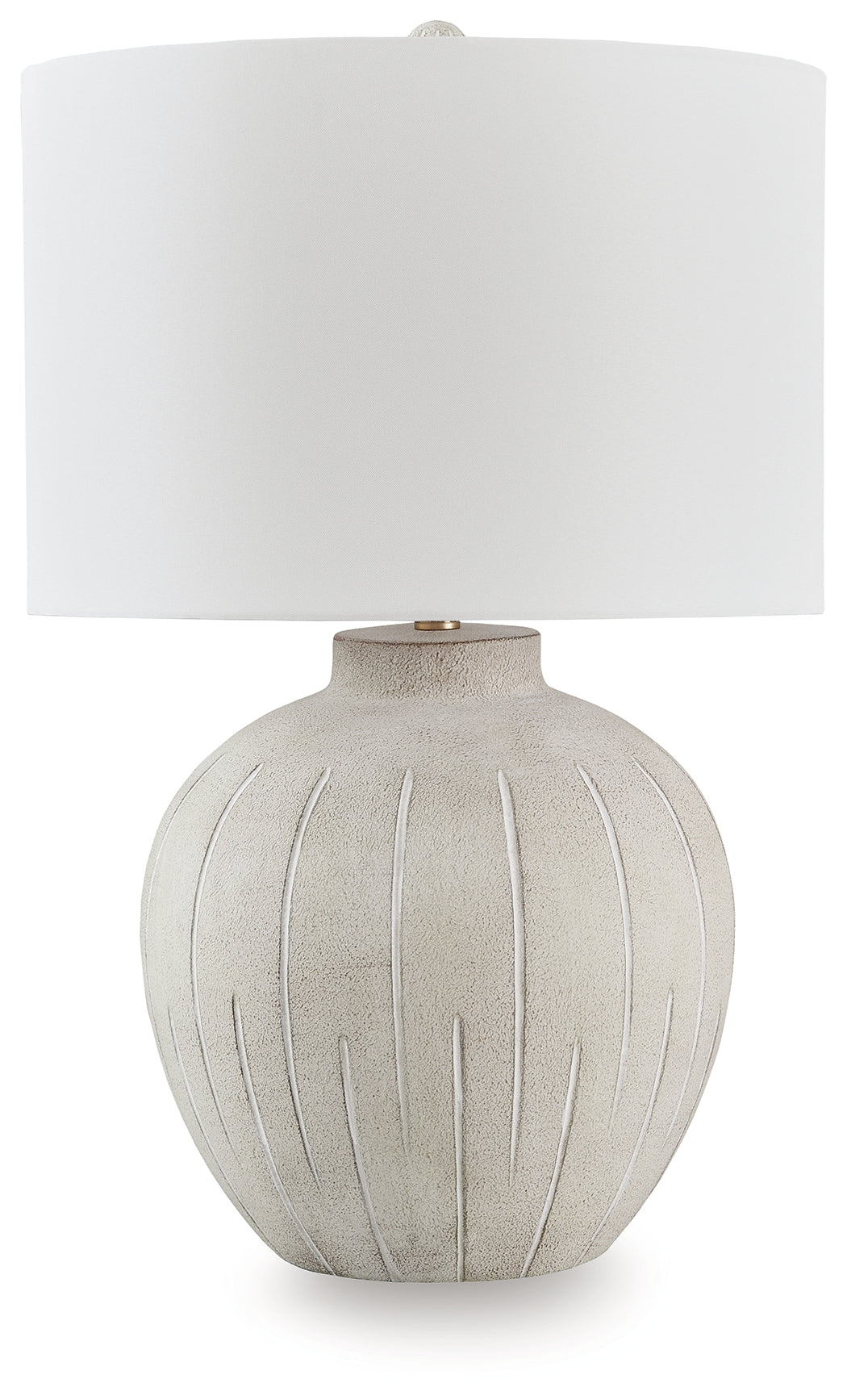 Nashville Furniture Outlets - Ashley Furniture - Calbert Lighting - Poly Table Lamp (1/CN) / Warm Gray - L235824