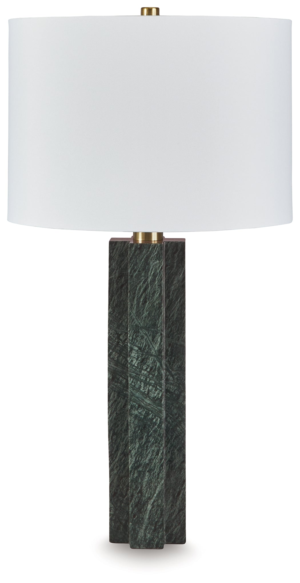Nashville Furniture Outlets - Ashley Furniture - Keegan Lighting - Marble Table Lamp (1/CN) / Green - L429084