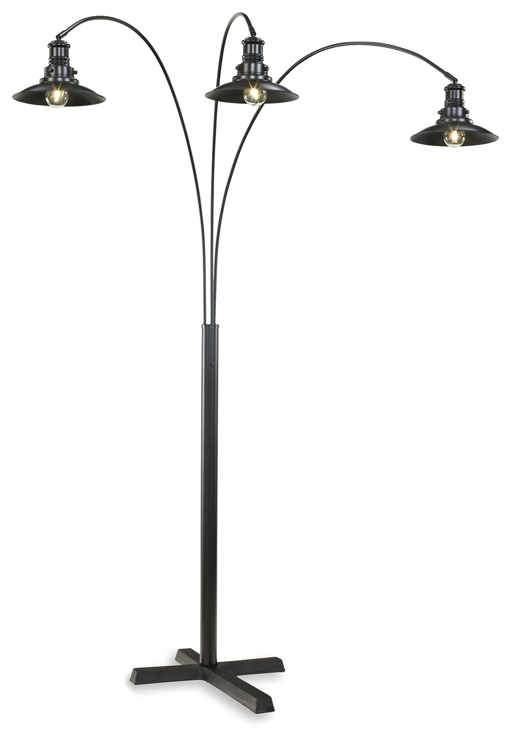 Nashville Furniture Outlets - Ashley Furniture - Sheriel Lighting - Metal Arc Lamp (1/CN) / Black - L725059