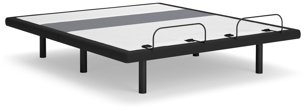 Nashville Furniture Outlets - Ashley Furniture - Best Base with Lumbar and Audio California King Adjustable Base - Cal King Adjustable Base / Charcoal Gray - M5X592