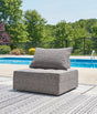 Nashville Furniture Outlets - Ashley Furniture - Bree Zee Outdoor - 7-Piece Outdoor Modular Seating / Brown - P160P13