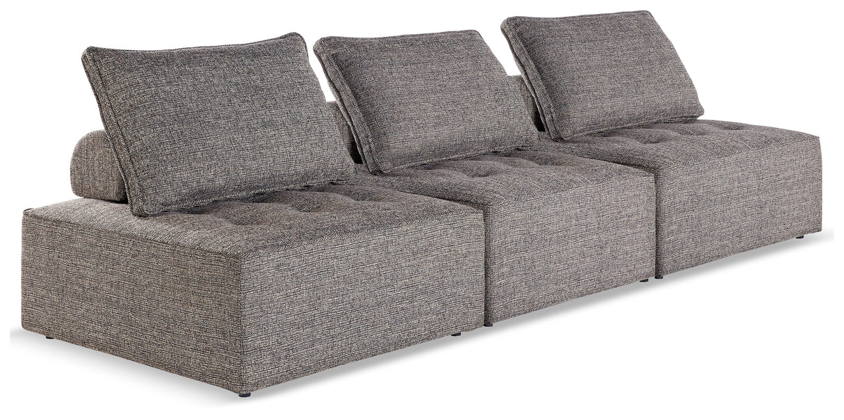 Nashville Furniture Outlets - Ashley Furniture - Bree Zee Outdoor - 3-Piece Outdoor Modular Seating / Brown - P160P9