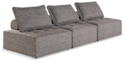 Nashville Furniture Outlets - Ashley Furniture - Bree Zee Outdoor - 3-Piece Outdoor Modular Seating / Brown - P160P9