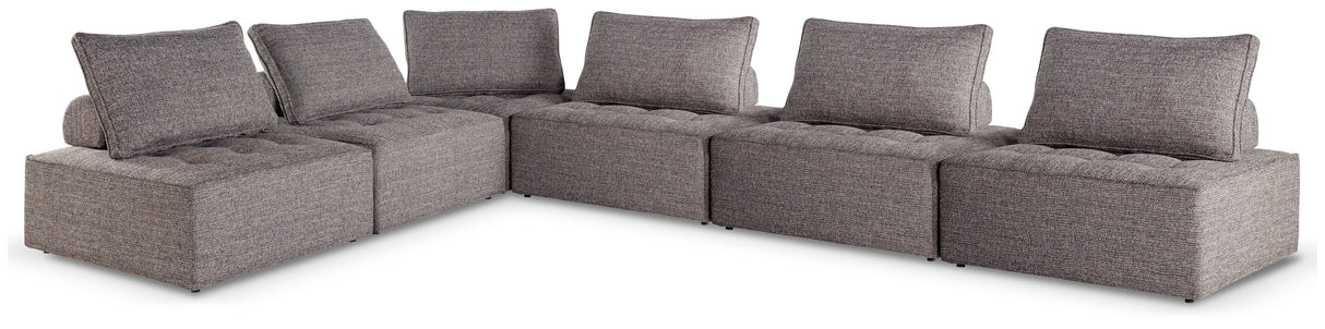 Nashville Furniture Outlets - Ashley Furniture - Bree Zee Outdoor - 6-Piece Outdoor Modular Seating / Brown - P160P11