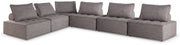 Nashville Furniture Outlets - Ashley Furniture - Bree Zee Outdoor - 6-Piece Outdoor Modular Seating / Brown - P160P11