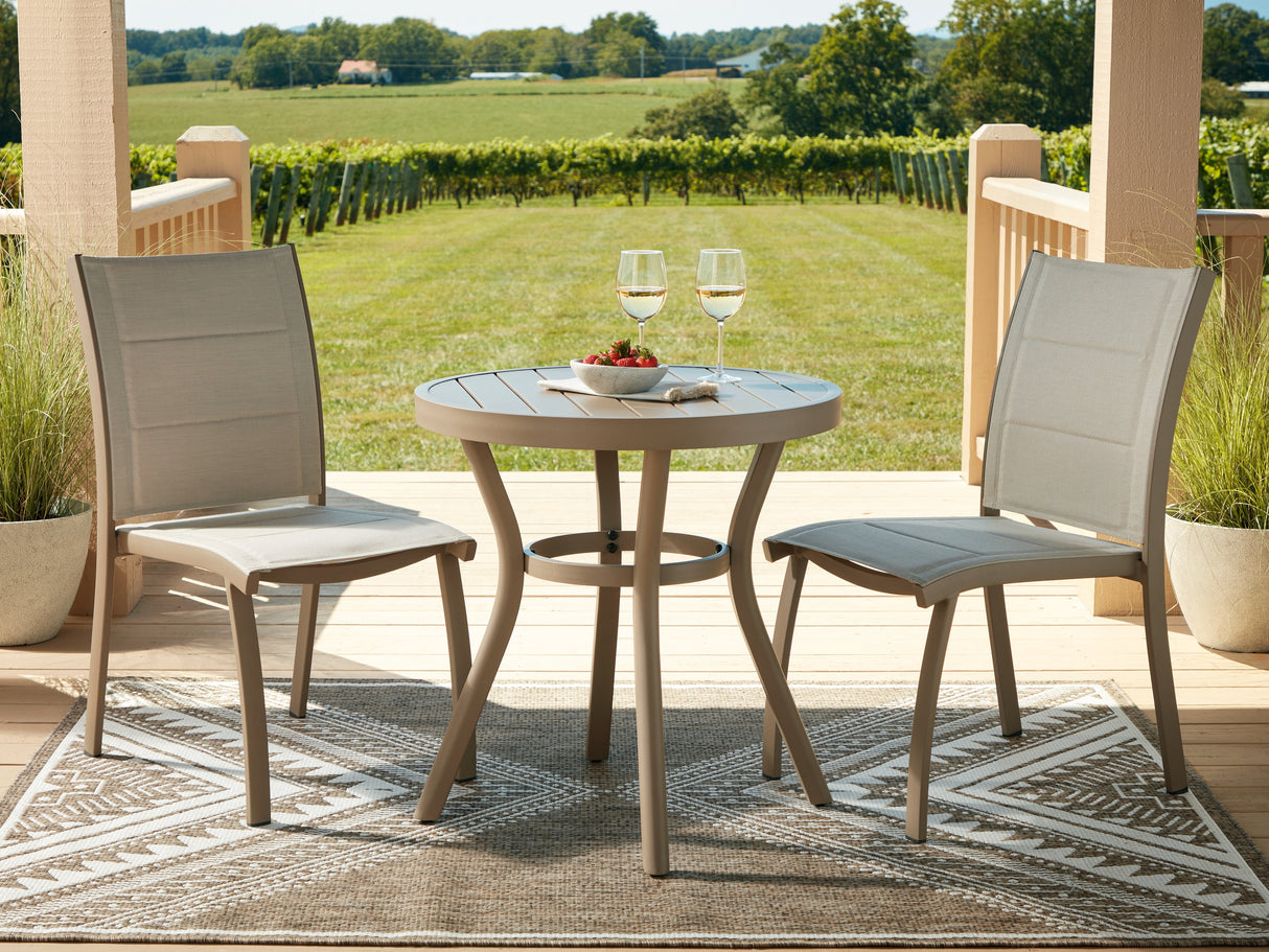 Nashville Furniture Outlets - Ashley Furniture - Mission Beach Outdoor - Chairs w/Table Set (3/CN) / Beige - PCP200-050