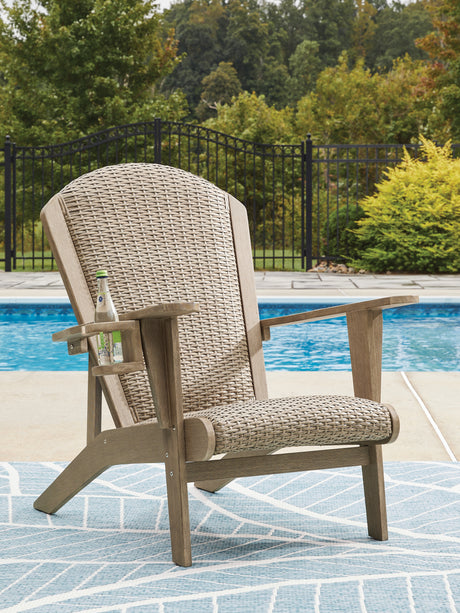 Nashville Furniture Outlets - Ashley Furniture - Marina Sun Outdoor - Adirondack Chair / Beige - PCP204-898