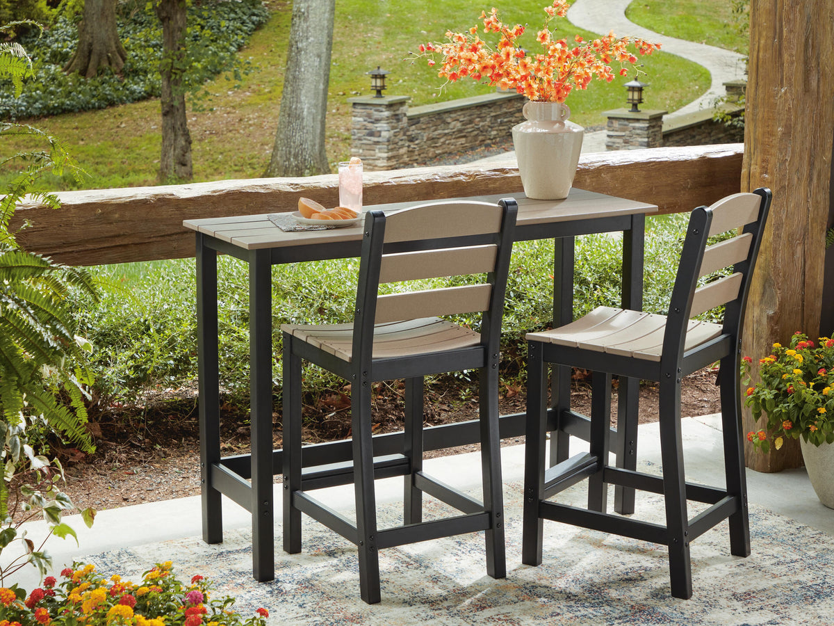 Nashville Furniture Outlets - Ashley Furniture - Shoreline Beach Outdoor - Counter Table Set (3/CN) - PCP221-113