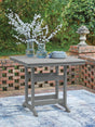 Nashville Furniture Outlets - Ashley Furniture - Sanctuary Beach Outdoor - Square Counter TBL w/UMB OPT - PCP227-632