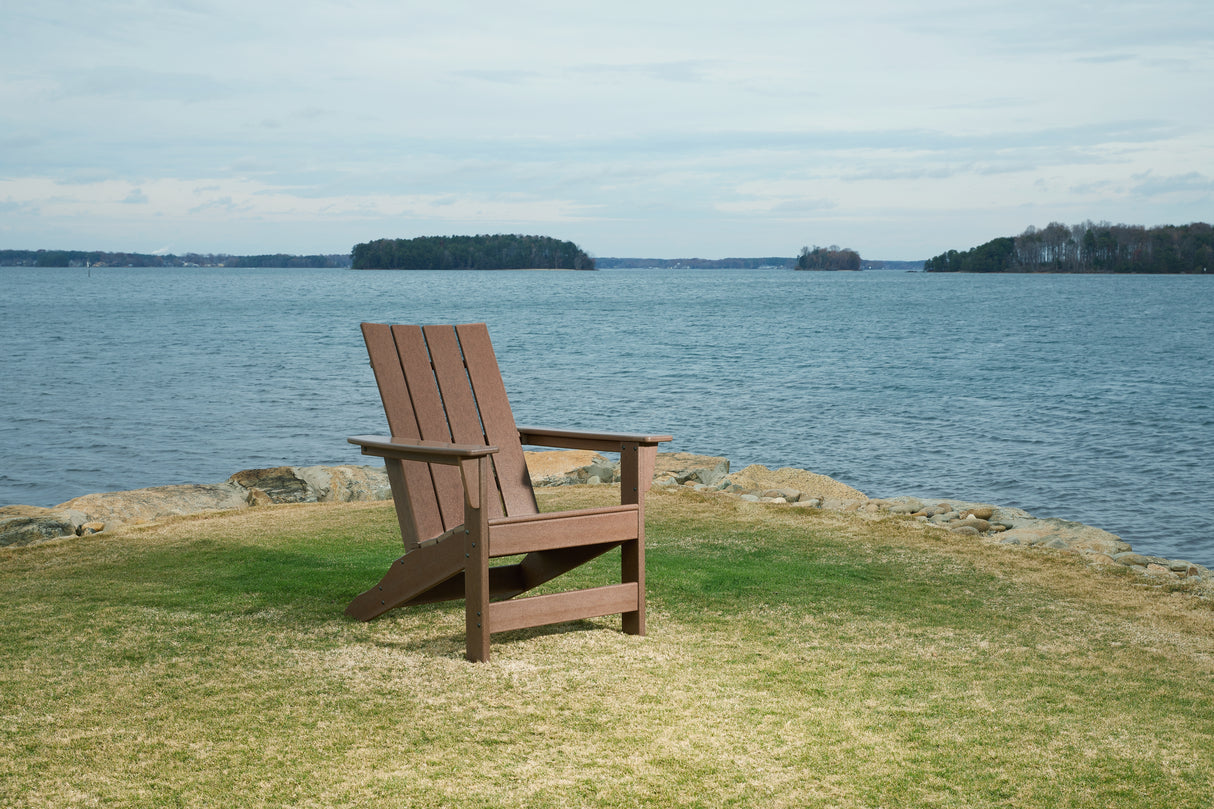 Nashville Furniture Outlets - Ashley Furniture - Emmeline Outdoor - Adirondack Chair / Brown - P420-898