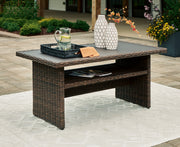 Nashville Furniture Outlets - Ashley Furniture - Brook Ranch Outdoor - RECT Multi-Use Table / Brown - P465-625