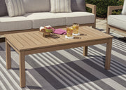 Nashville Furniture Outlets - Ashley Furniture - Hallow Creek Outdoor - Rectangular Cocktail Table / Driftwood - P560-701