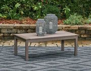 Nashville Furniture Outlets - Ashley Furniture - Hillside Barn Outdoor - Rectangular Cocktail Table / Brown - P564-701