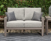 Nashville Furniture Outlets - Ashley Furniture - Hillside Barn Outdoor - Loveseat w/Cushion / Gray/Brown - P564-835