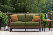 Nashville Furniture Outlets - Ashley Furniture - Horizon Hall Outdoor - Sofa with Cushion / Brown/Green - P572-838