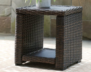 Nashville Furniture Outlets - Ashley Furniture - Grasson Lane Outdoor - Square End Table / Brown - P783-702