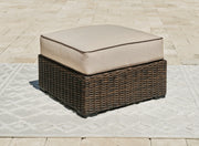 Nashville Furniture Outlets - Ashley Furniture - Coastline Bay Outdoor - Loveseat w/Cushion / Brown - P784-835