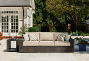 Nashville Furniture Outlets - Ashley Furniture - Coastline Bay Outdoor - Sofa with Cushion / Brown - P784-838