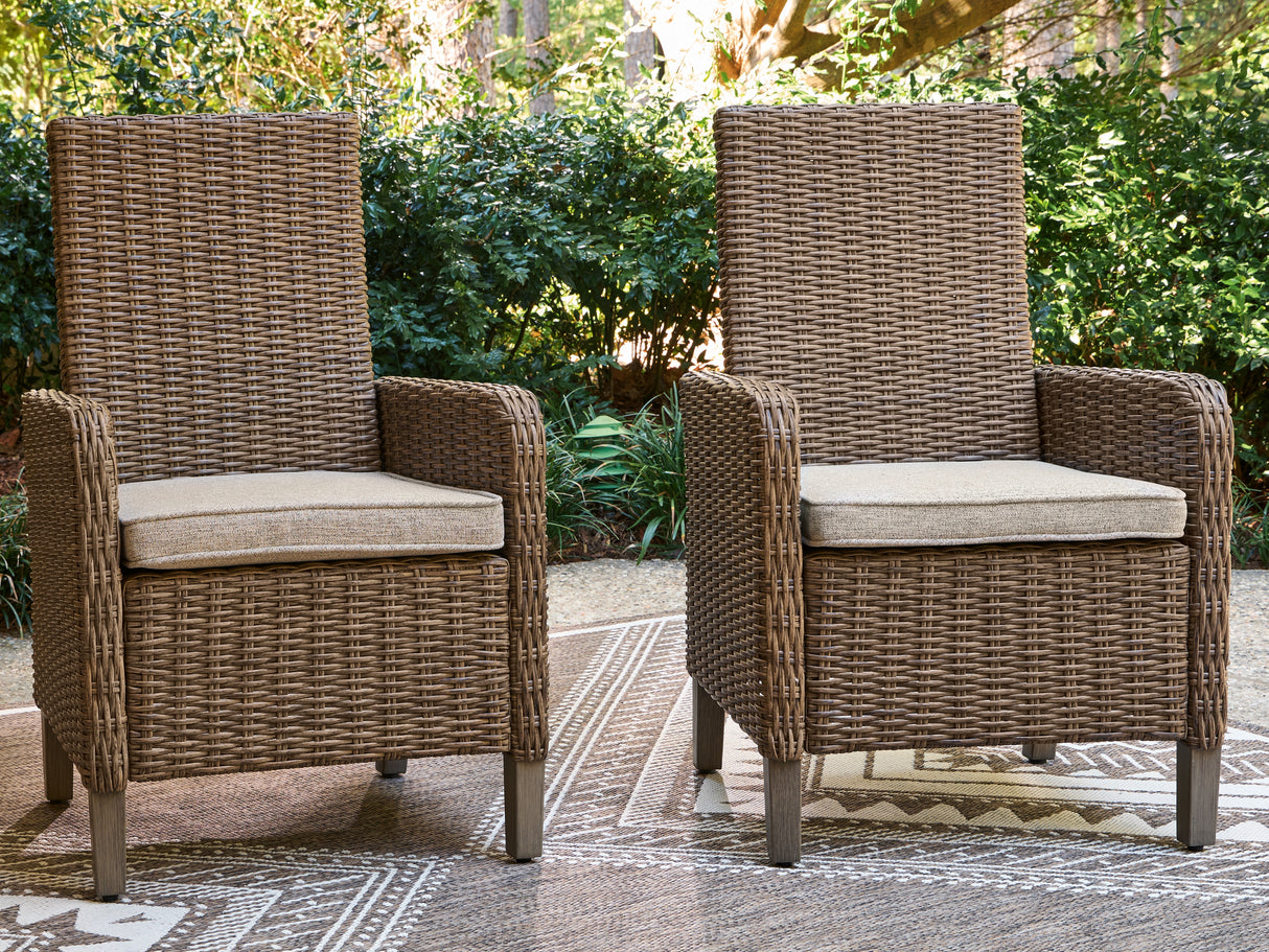 Nashville Furniture Outlets - Ashley Furniture - Laguna Heights Outdoor - Arm Chair With Cushion (Set of 2) - PCP790-601A