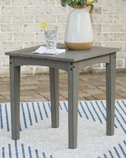 Nashville Furniture Outlets - Ashley Furniture - Visola Outdoor - Square End Table / Gray - P802-702