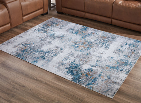 Nashville Furniture Outlets - Ashley Furniture - Garyard Rug - 5' x 7' Washable Rug / Multi - R405772