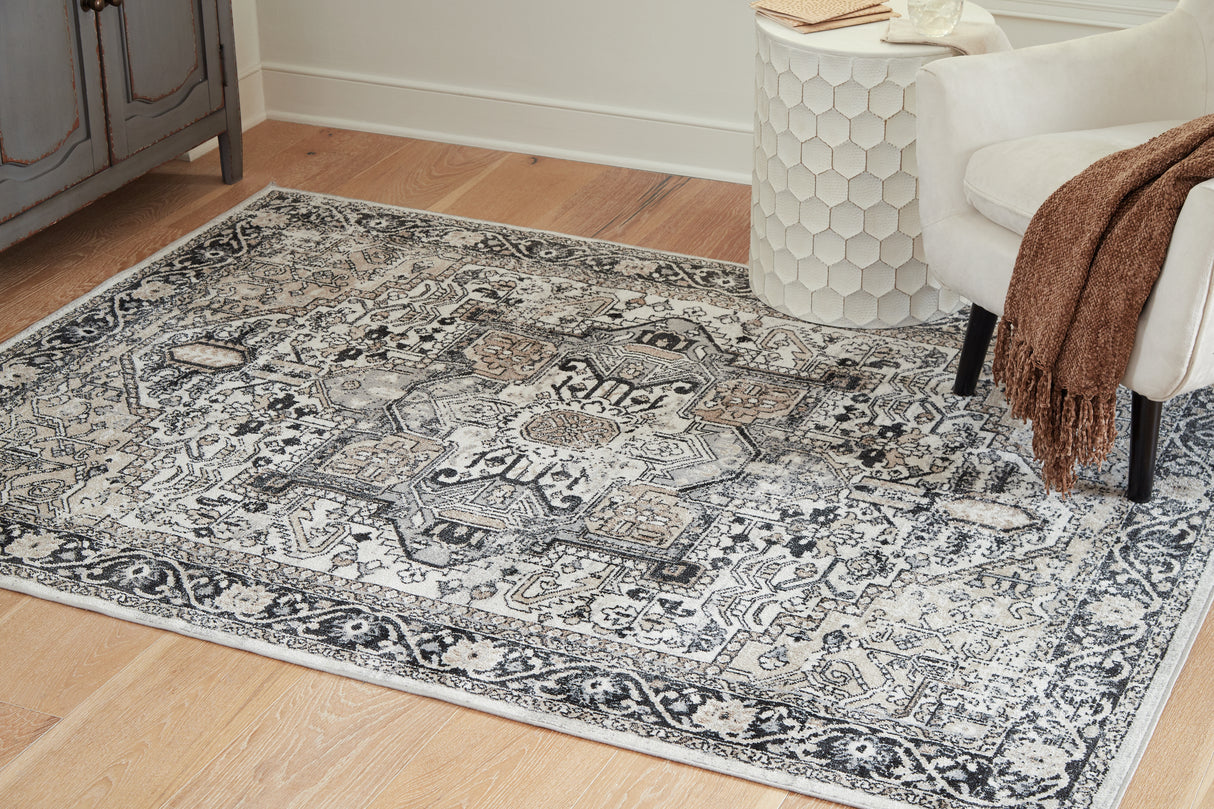 Nashville Furniture Outlets - Ashley Furniture - Gregmoore Rug - 5'2" x 6'10" Washable Rug / Multi - R405822