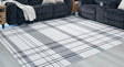 Nashville Furniture Outlets - Ashley Furniture - Kaidlow Rug - 7'7" x 9'8" Washable Rug / Gray/Cream - R405911