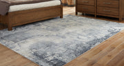 Nashville Furniture Outlets - Ashley Furniture - Langrich Rug - 5'3" x 7'3" Rug / Blue/Gray/Cream - R406132