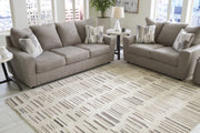 Nashville Furniture Outlets - Ashley Furniture - Leesdale Rug - 8' x 10' Rug / Ivory/Brown/Black - R406421
