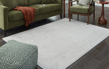 Nashville Furniture Outlets - Ashley Furniture - Eduring Rug - 5' x 7' Rug / Ivory/Taupe - R406692