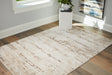 Nashville Furniture Outlets - Ashley Furniture - Kasney Rug - 5' x 7' Rug / Cream/Brown - R406852