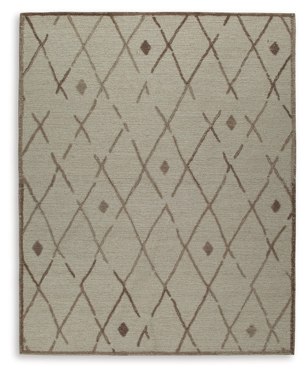 Nashville Furniture Outlets - Ashley Furniture - Guyford Rug - 5' x 7' Rug / Beige/Brown - R406872