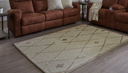 Nashville Furniture Outlets - Ashley Furniture - Guyford Rug - 5' x 7' Rug / Beige/Brown - R406872