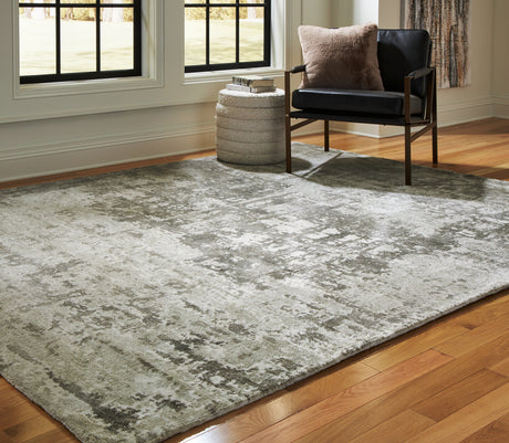 Nashville Furniture Outlets - Ashley Furniture - Valmontic Rug - 8' x 10' Rug / Gray - R406921