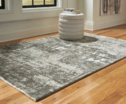 Nashville Furniture Outlets - Ashley Furniture - Valmontic Rug - 5' x 7' Rug / Gray - R406922