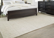 Nashville Furniture Outlets - Ashley Furniture - Varahill Rug - 8' x 10' Rug / Gray/Ivory - R406931