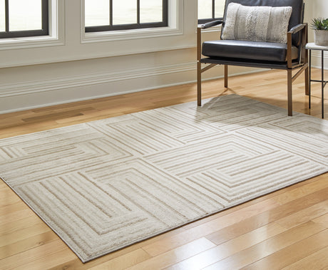 Nashville Furniture Outlets - Ashley Furniture - Darmondard Rug - 8' x 10' Rug / Cream/Taupe - R406941