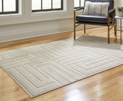 Nashville Furniture Outlets - Ashley Furniture - Darmondard Rug - 5' x 7' Rug / Cream/Taupe - R406942